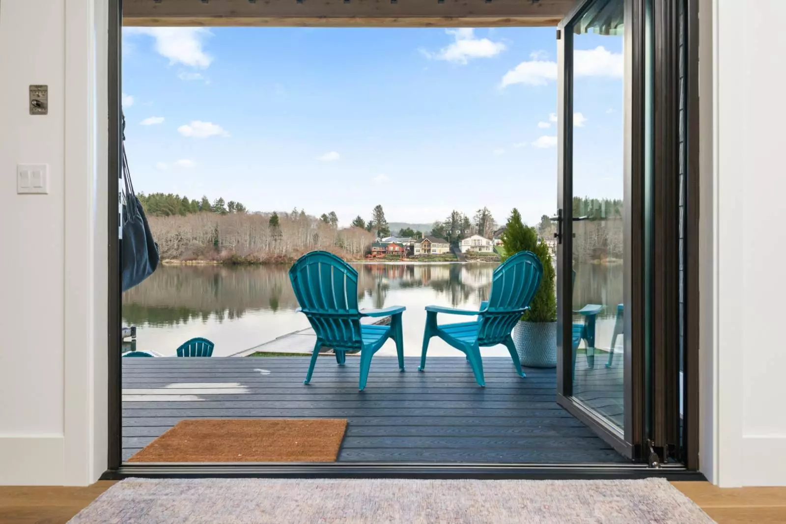 lodging porch on water