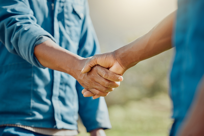 people shaking hands
