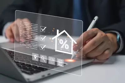 property manager analyzing data