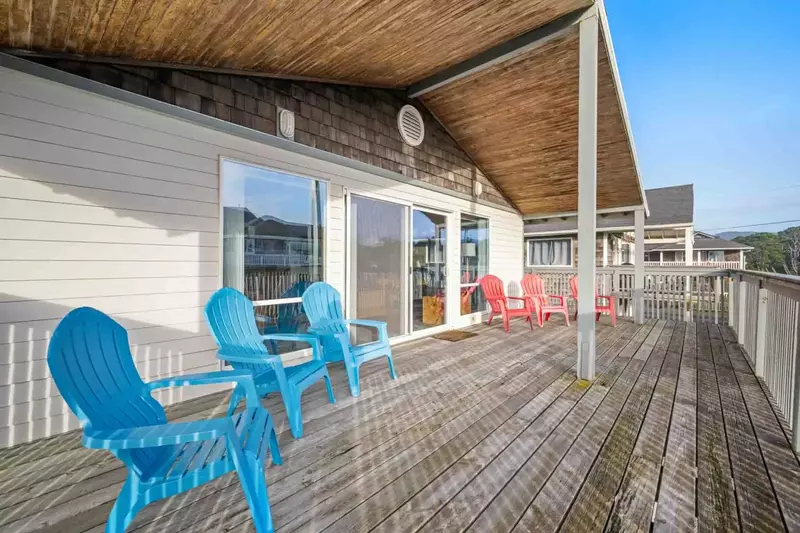 Relax on the deck while enjoying some refreshing ocean air.