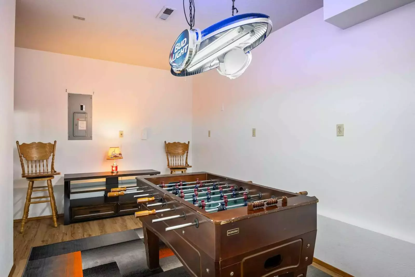 Find out who's the best foosball player in your family with a championship tournament.