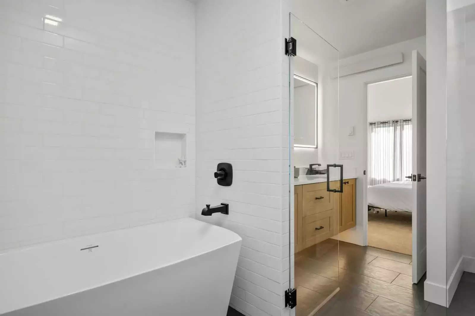 The bathtub is an excellent place to recharge after a day exploring the Oregon Coast.