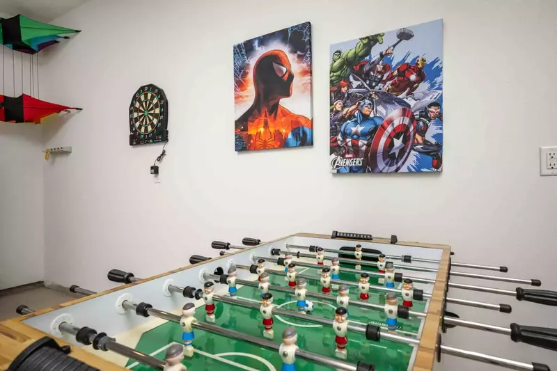 Find out who's the best foosball player in your family with a championship tournament.