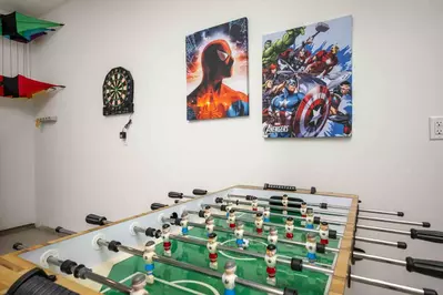 Find out who's the best foosball player in your family with a championship tournament.