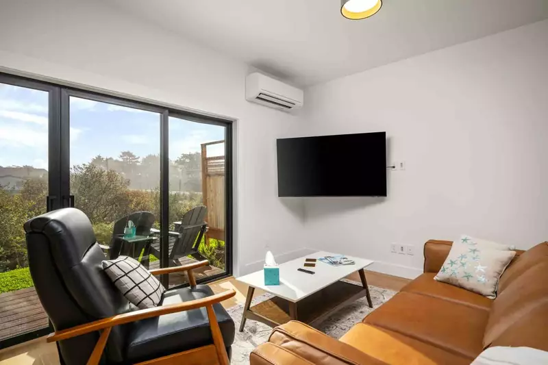 Watch you favorite movies, shows, and sports on this smart tv after a day exploring the Oregon Coast.