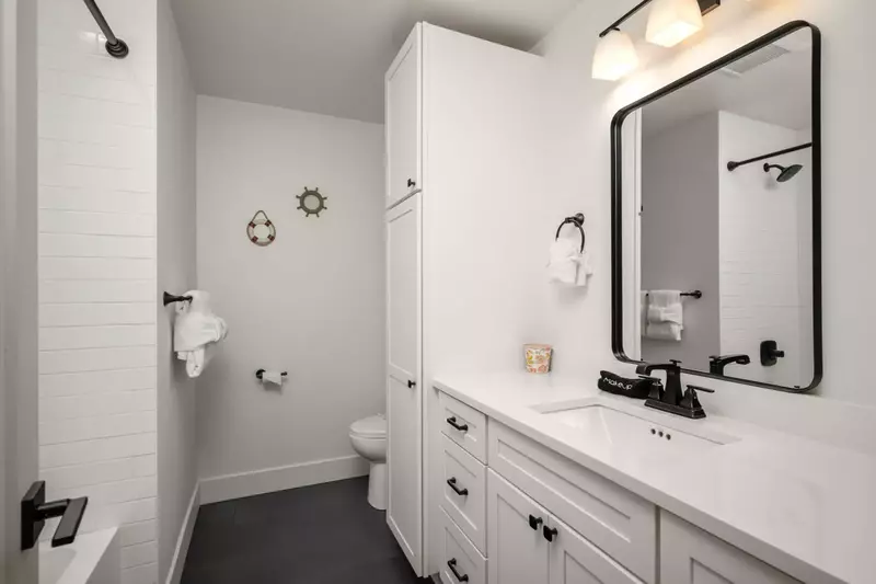 The bathrooms are recently updated, built with care, and have excellent water pressure.