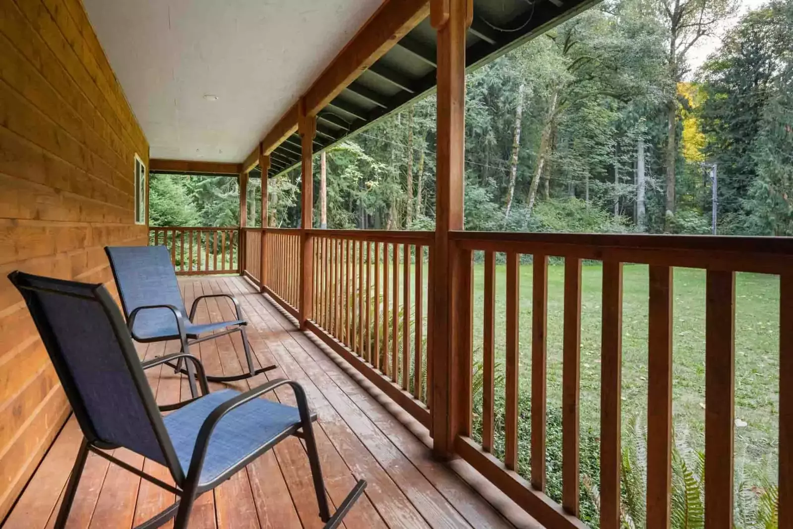 Relax on the deck basking in Oregon's natural beauty.