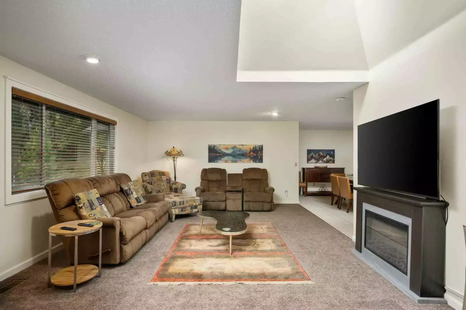 Host a movie night in the home theatre area.