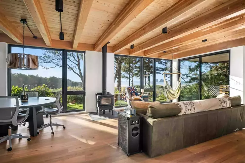 Get cozy and enjoy the epic views after a day exploring the Oregon Coast.