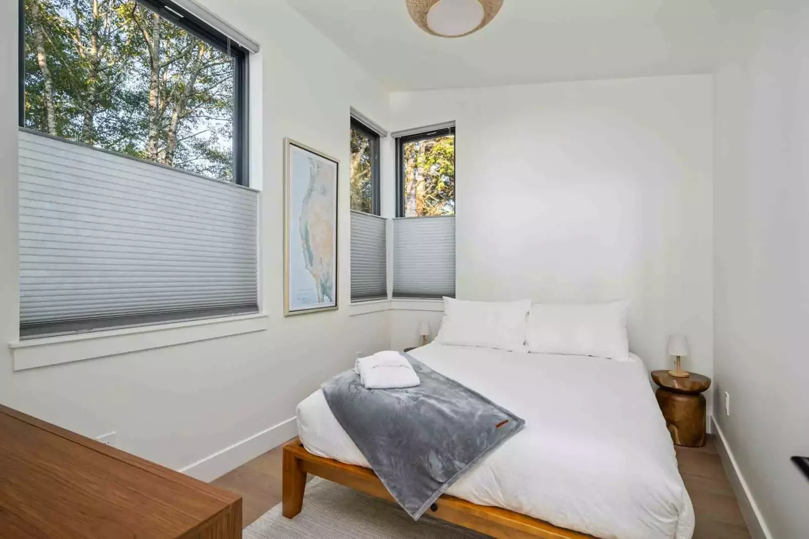 All the beds are updated and incredibly comfortable. Another feature that makes this rental so relaxing!