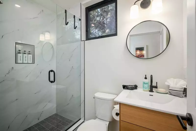 The bathrooms are recently updated, built with care, and have excellent water pressure.