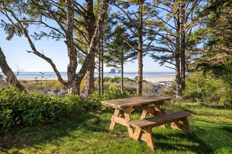 Have a picnic on the table, or just sit and relax.