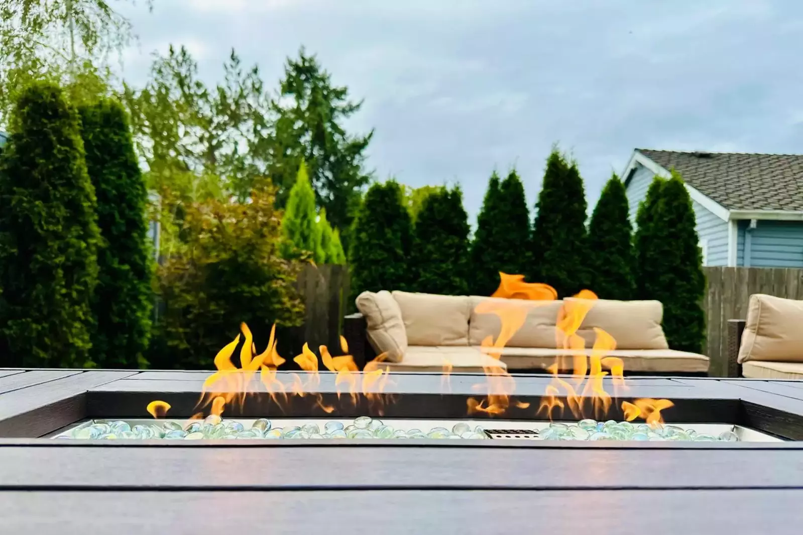 As sunset arrives...