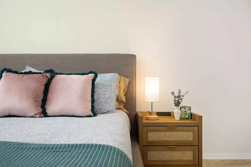 All the beds are updated and incredibly comfortable. Another feature that makes this rental so relaxing!