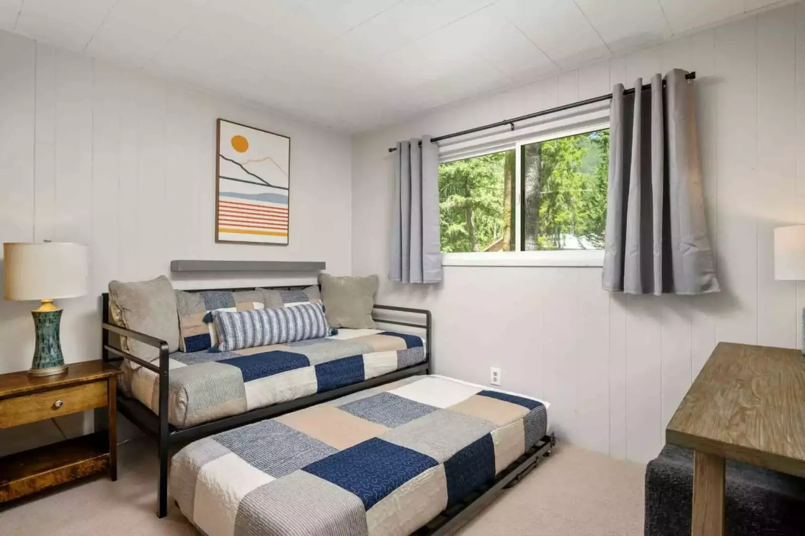 This room is perfect for kids and kids at heart.