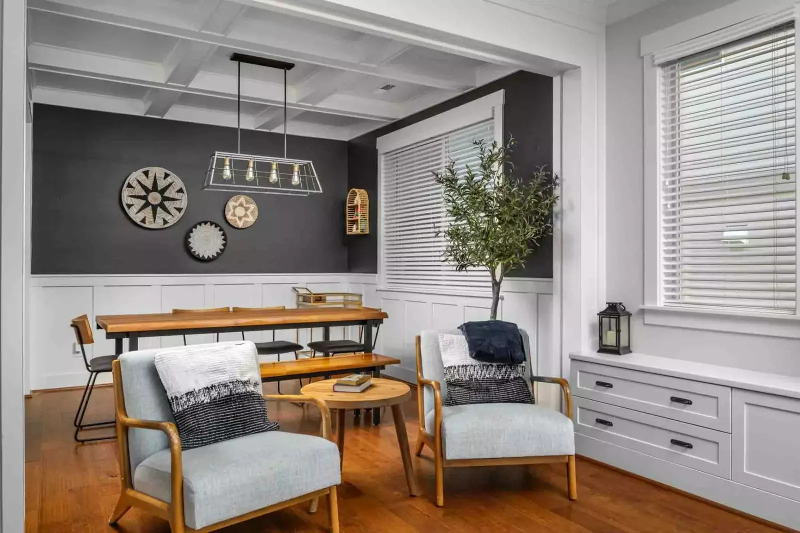 There are plenty of spots to relax and read a good book.