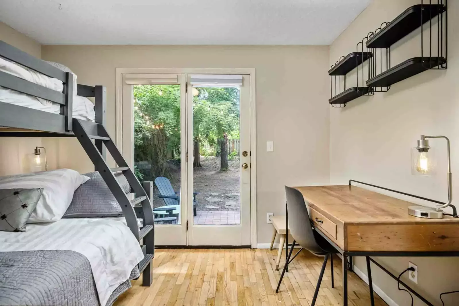 A great family room and home office!