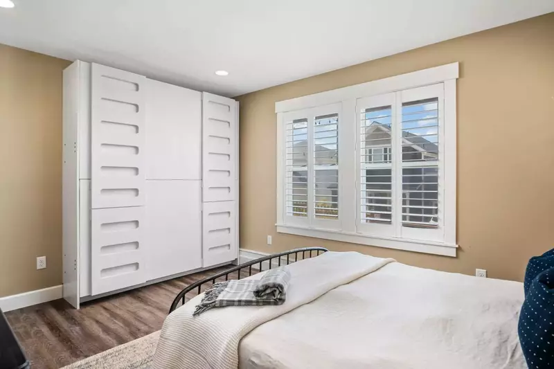 The bunks can fold away if not in use.