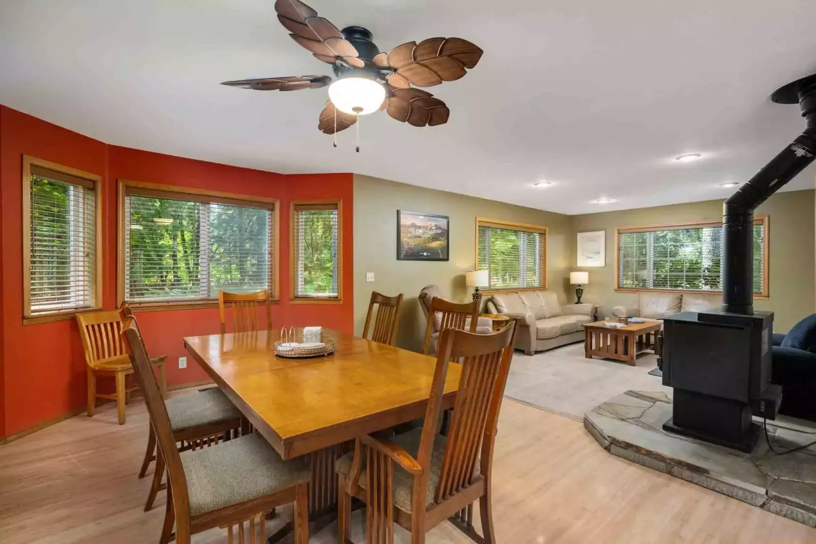 Huckleberry Hideout is in the Welches neighborhood of Mt Hood Village, deep in the forests of Mt Hood.