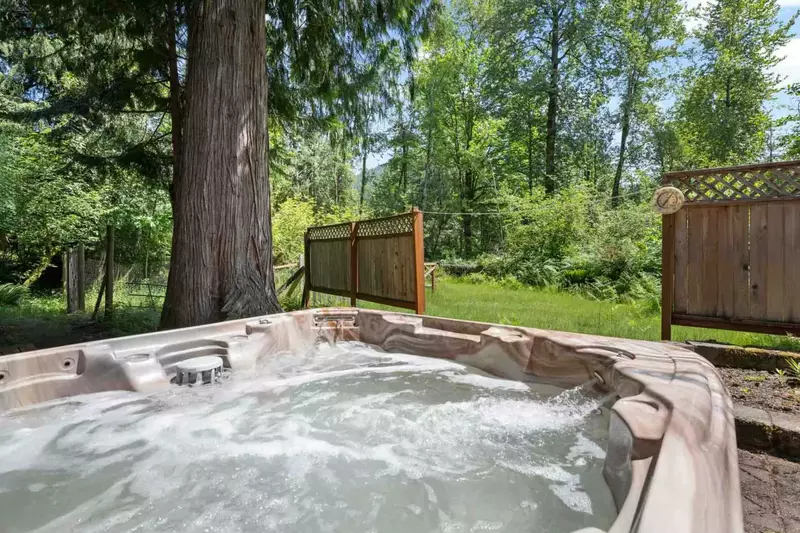 Enjoy a soak in the hot tub after a lovely day hiking or skiing.