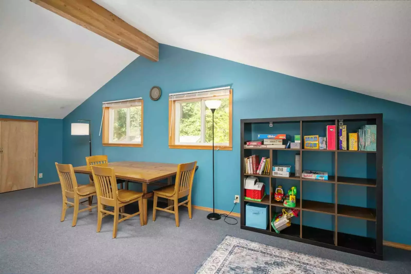 The loft also has a varied selection of games.