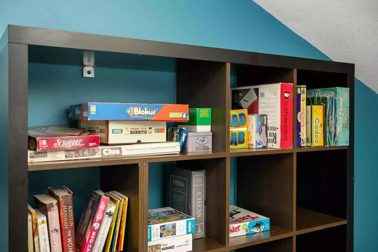 Host a game night during a snowy night.