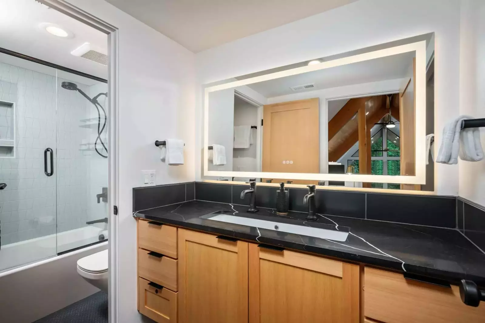 All the bathrooms are state of the art and built with excellent materials.