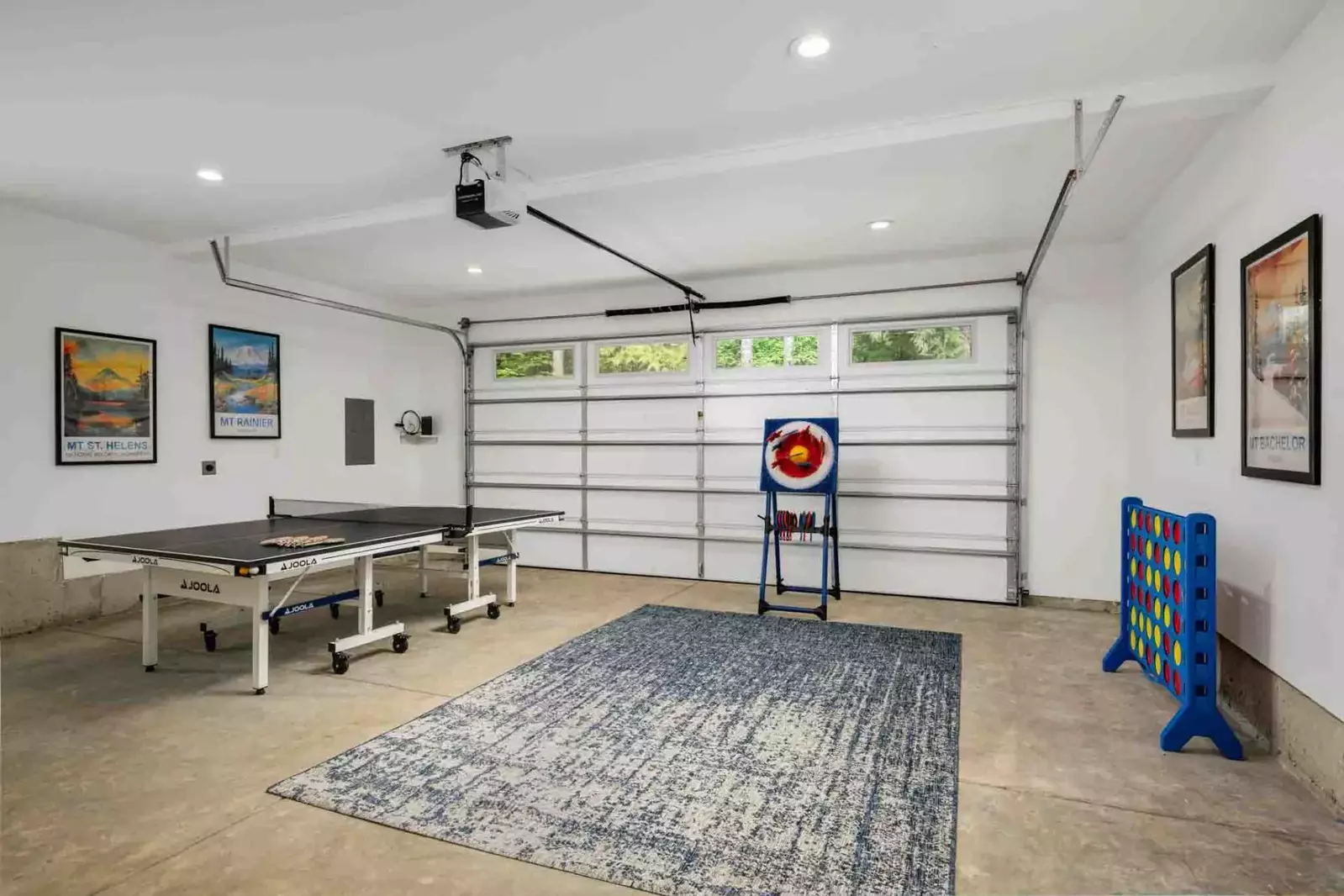 The game room is a fun place to hang out with friends and family.