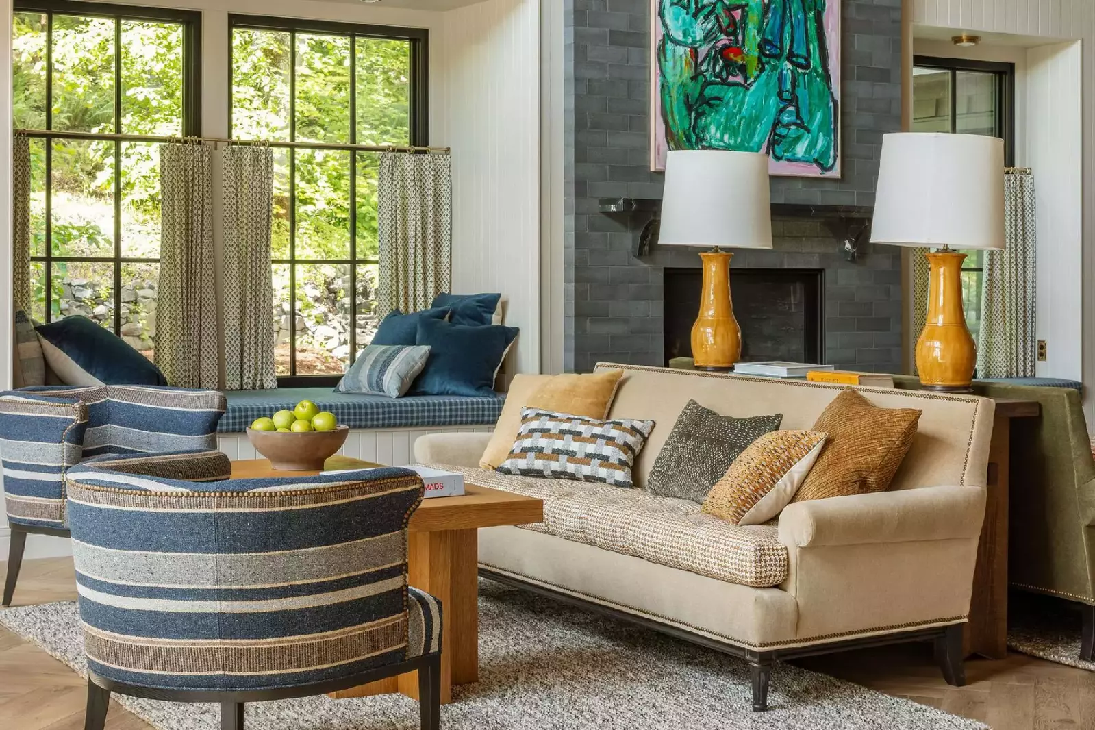 The Carly Fern Lodge has ample relaxing reating.