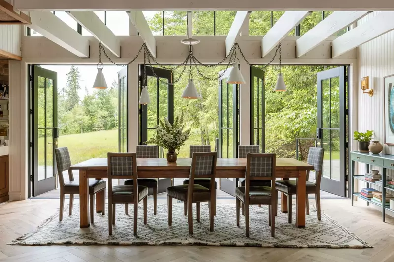 Enjoy a delicious meal while basking in the gorgeous view.