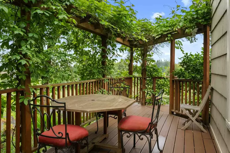 The deck feels like a place out of a fairytale.