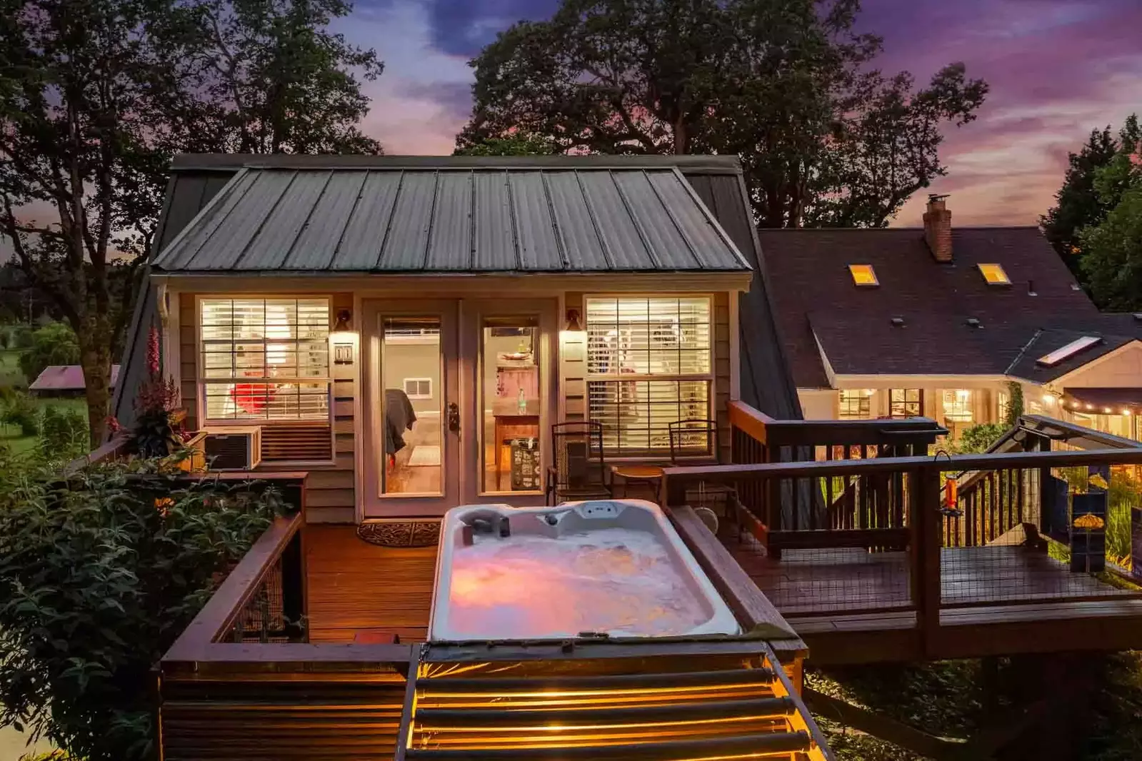 The hot tub is newly added and maintained with the highest level of care.