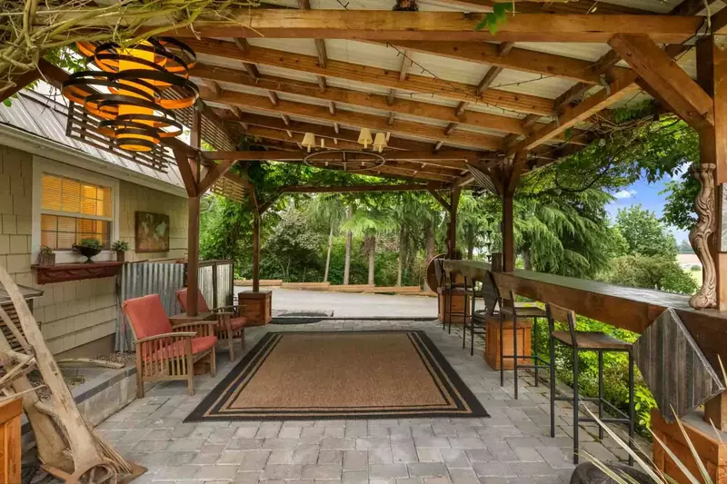 There are plenty of gorgeous and ornately decorated areas to relax outside.