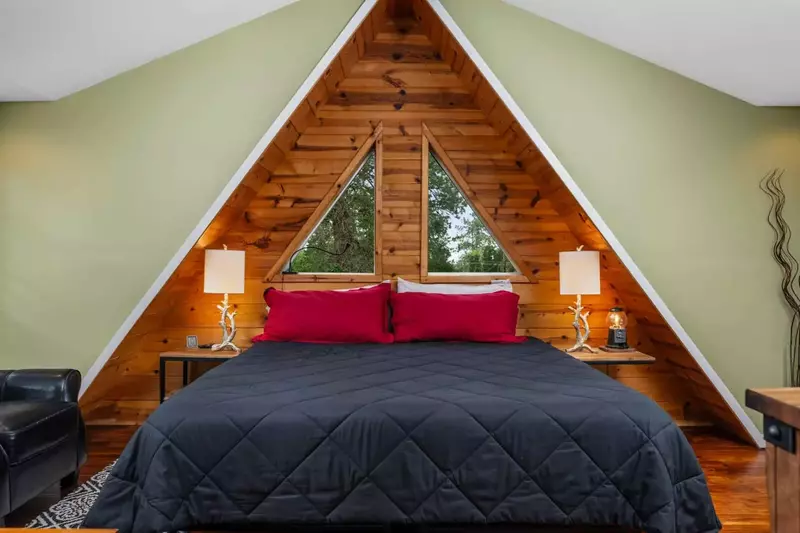 The bedrooms are all very spacious.