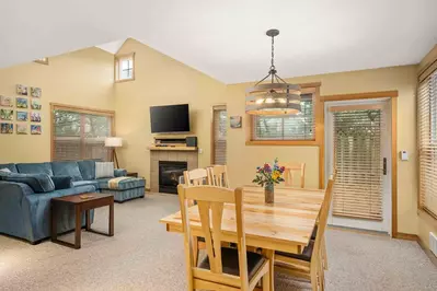 The living room is open, inviting, and relaxing.