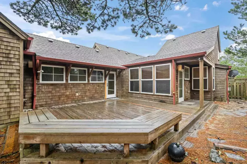 The deck is spacious, and a perfect place to enjoy some ocean air.