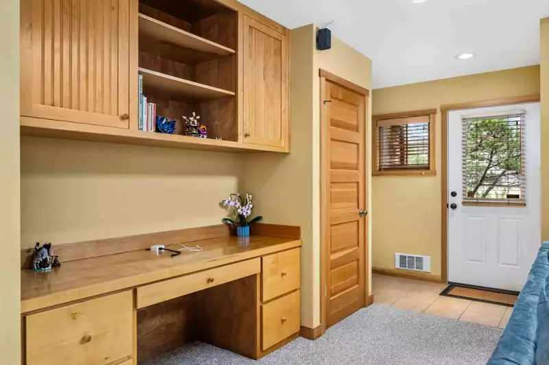 This rental has a home office set up so you can work from home while away from home.