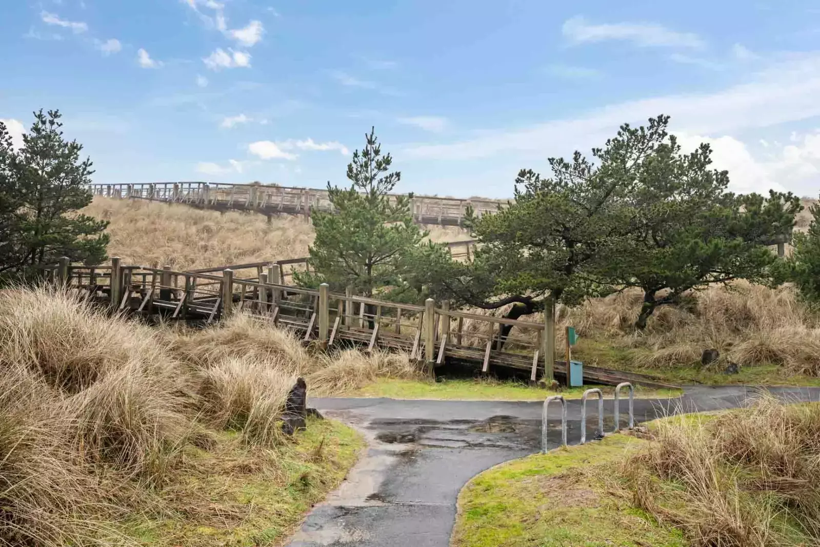 Beach access just outside the rental.