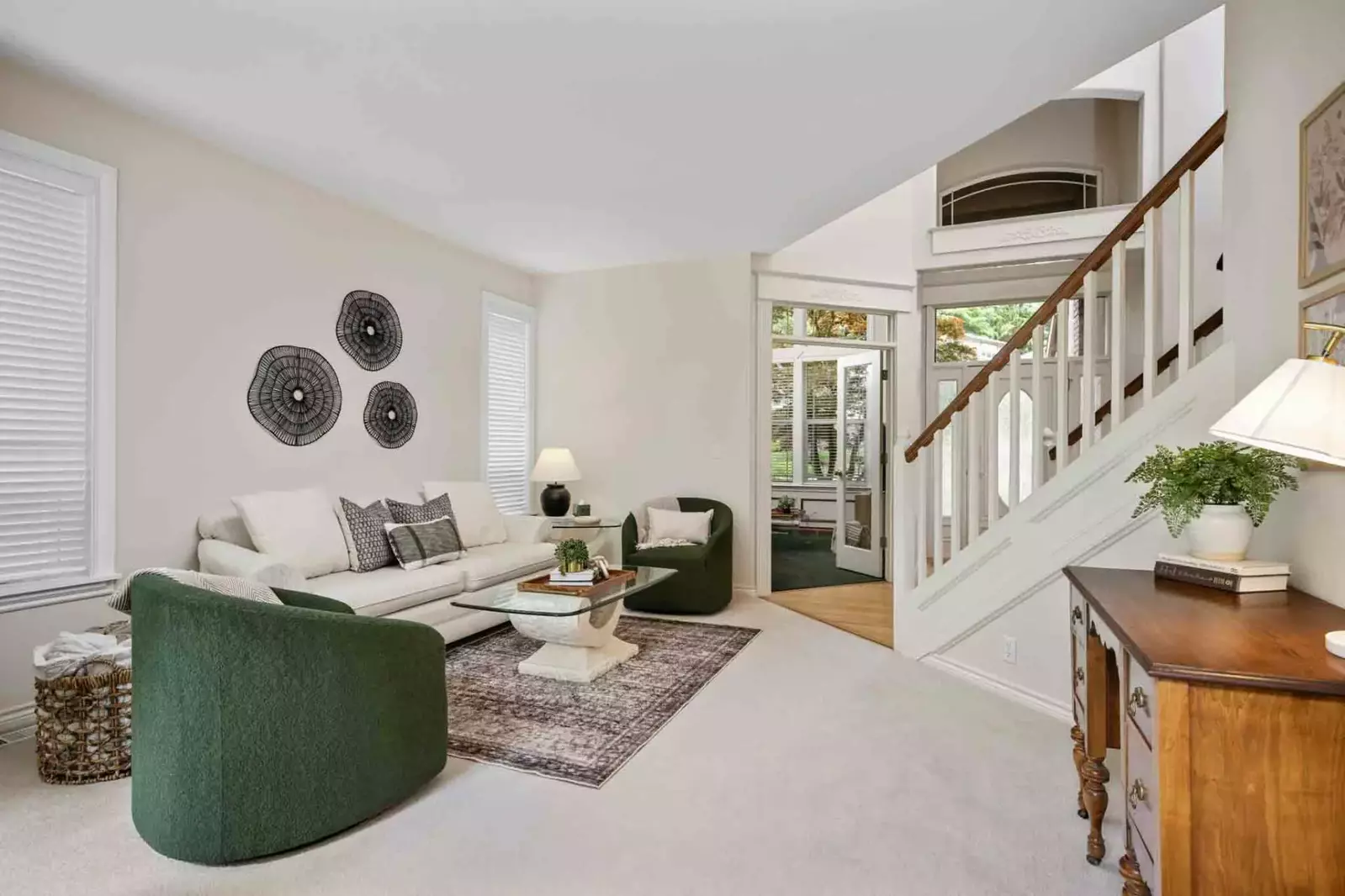 Greenbrooke has a great flow between it's many rooms.