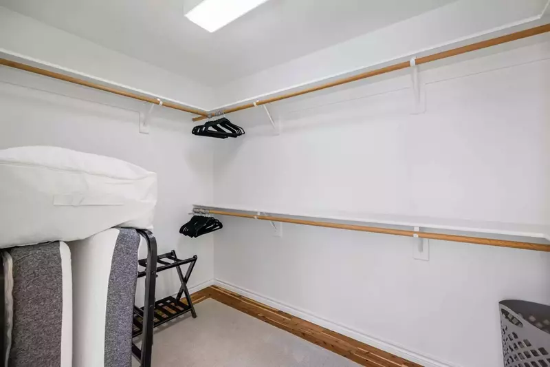 This rental has ample closet space.