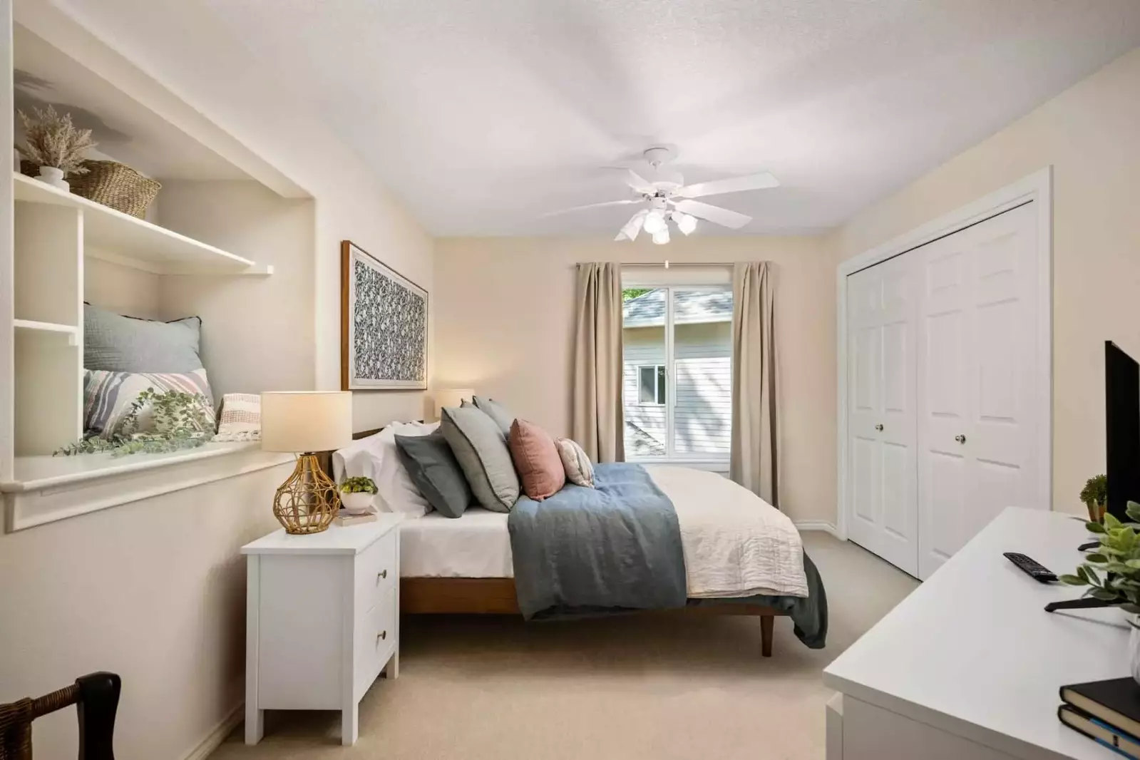 Another room with much closet space.