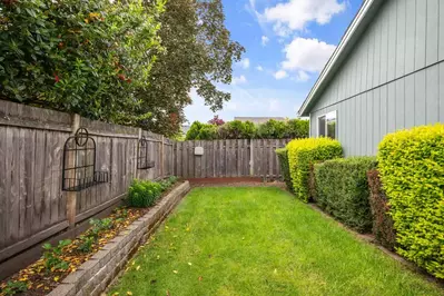 The yard is very well maintained and offers another place to relax and hang out.