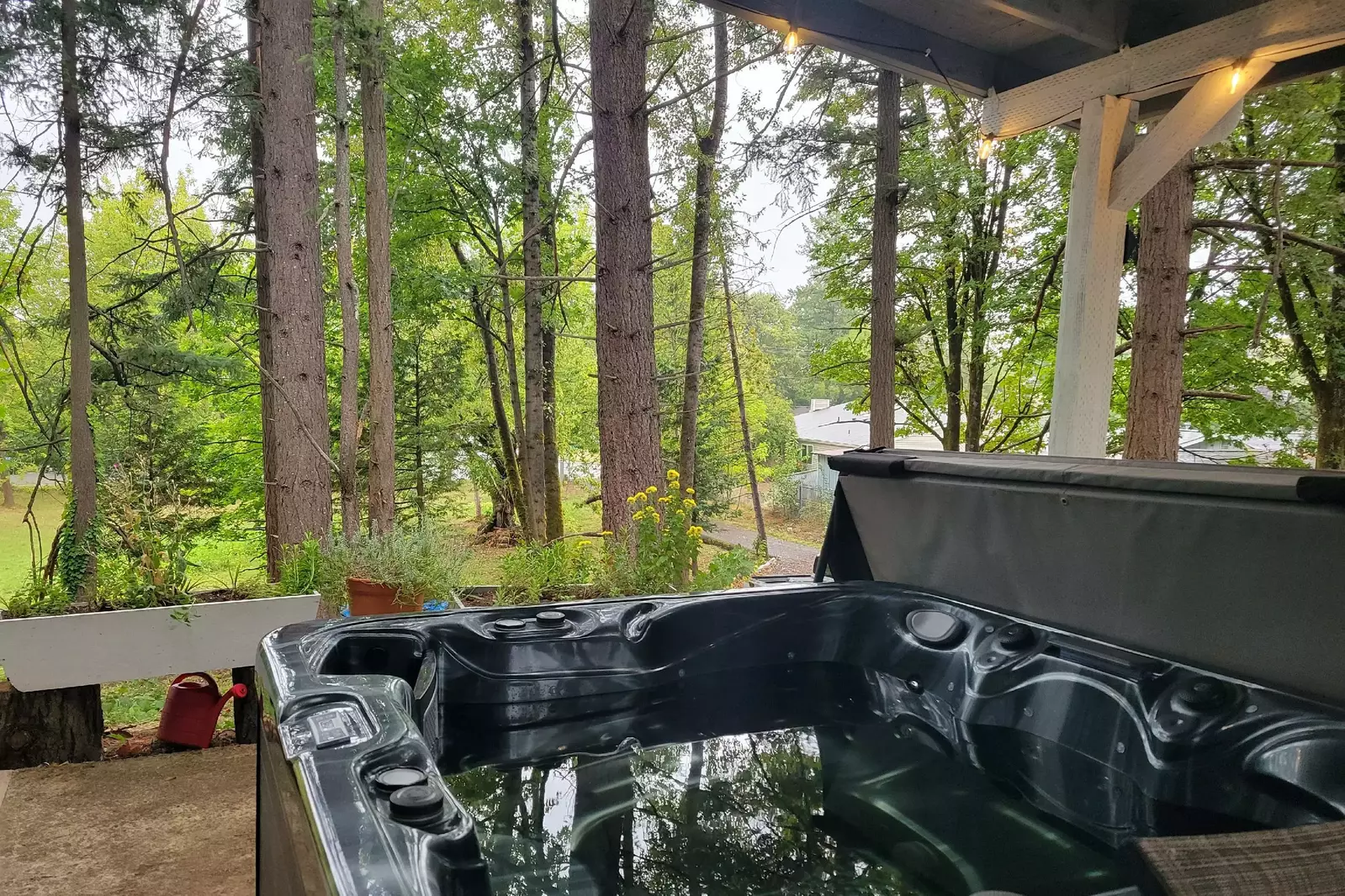 Warning: entering this hot tub may result in extreme relaxation, spontaneous humming, and permanent chill vibes.