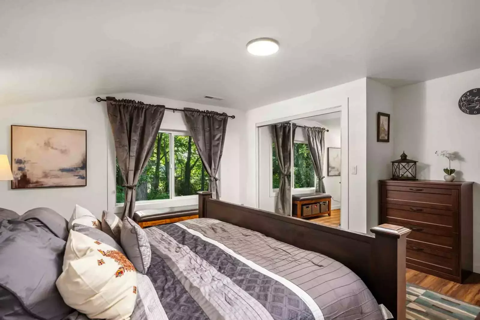 All the beds are updated and incredibly comfortable. Another feature that makes this rental so relaxing!