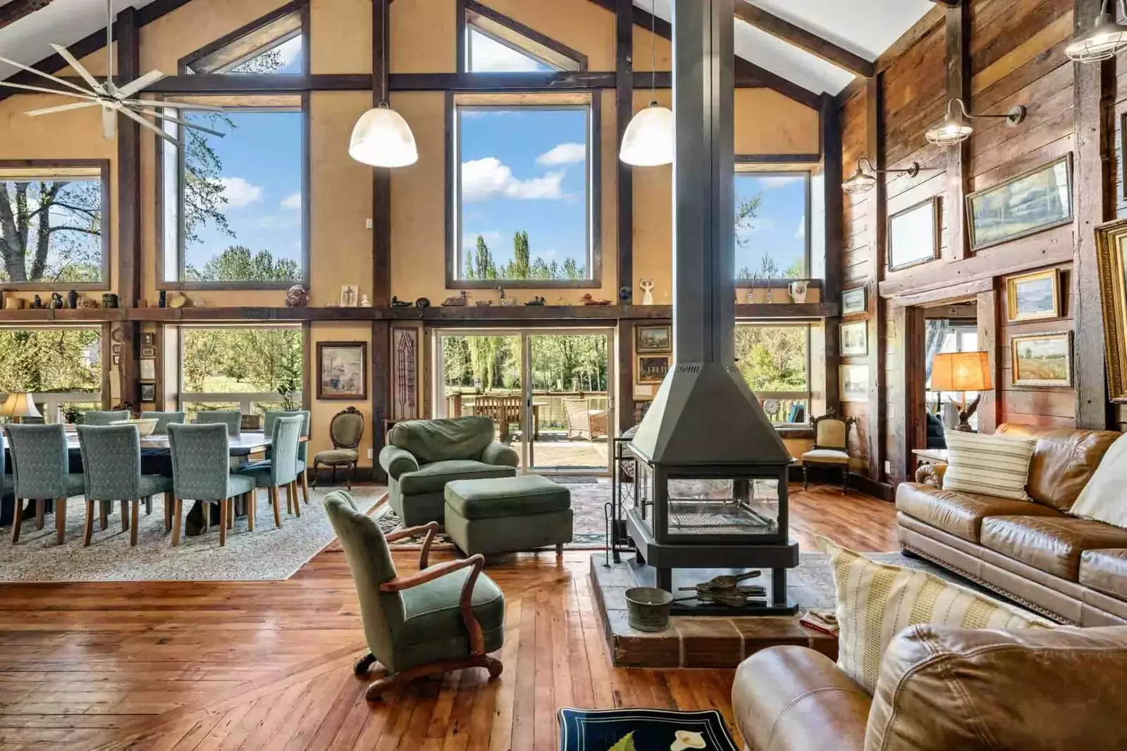 Swallows Nest is updated, yet still feels like a stay in a luxurious forest lodge.