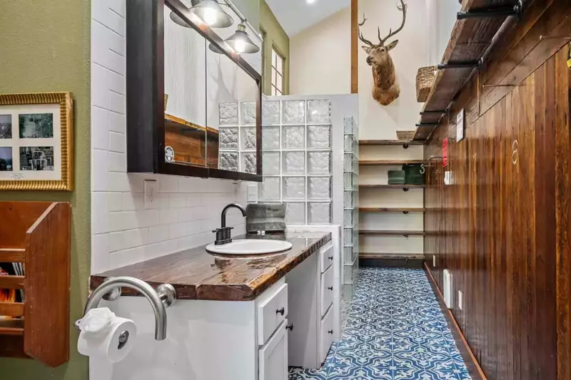 Swallows Nest has two full bathrooms, each with excellent design!