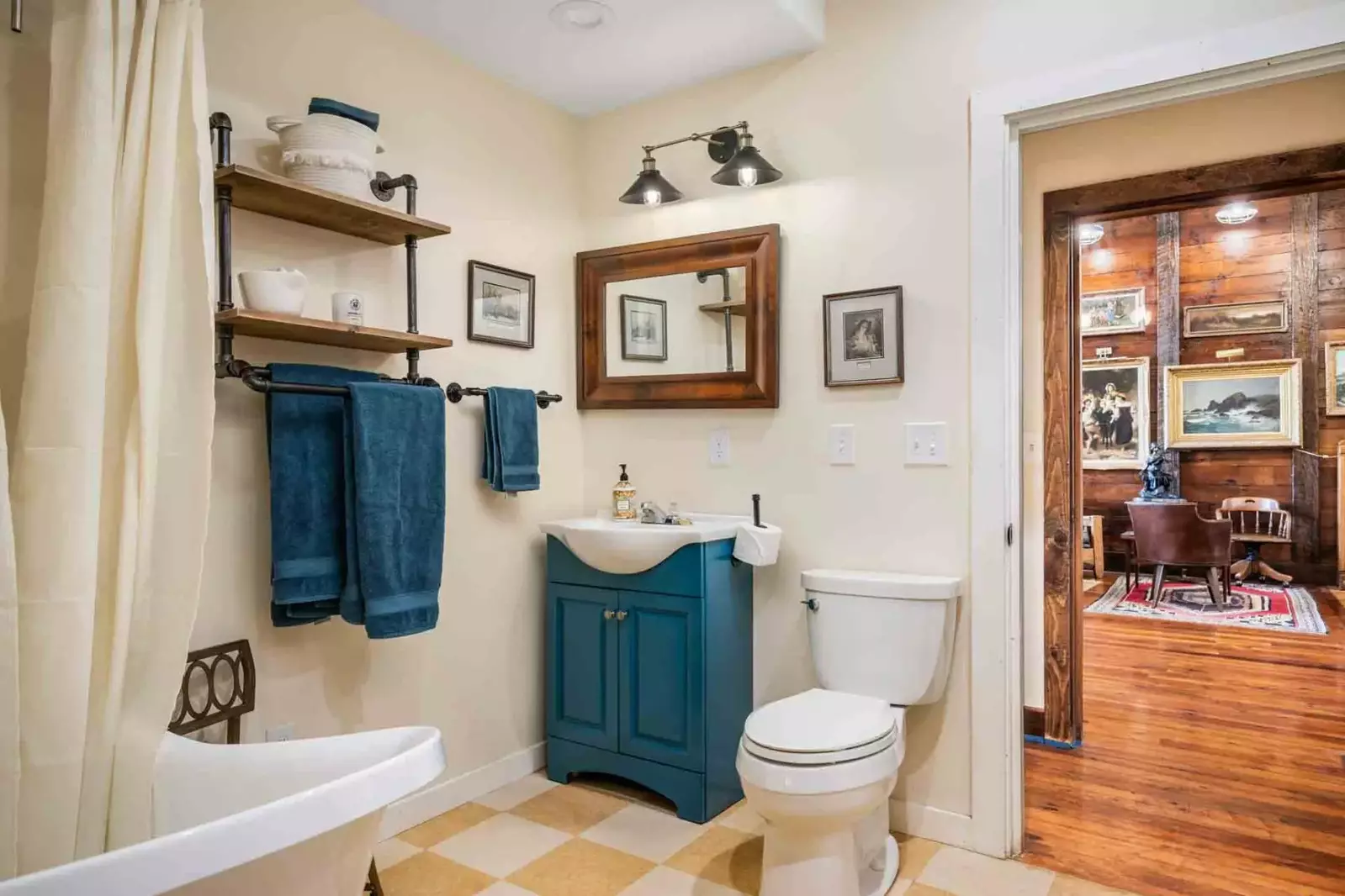 Bathrooms are supplied with high quality basic amenities.