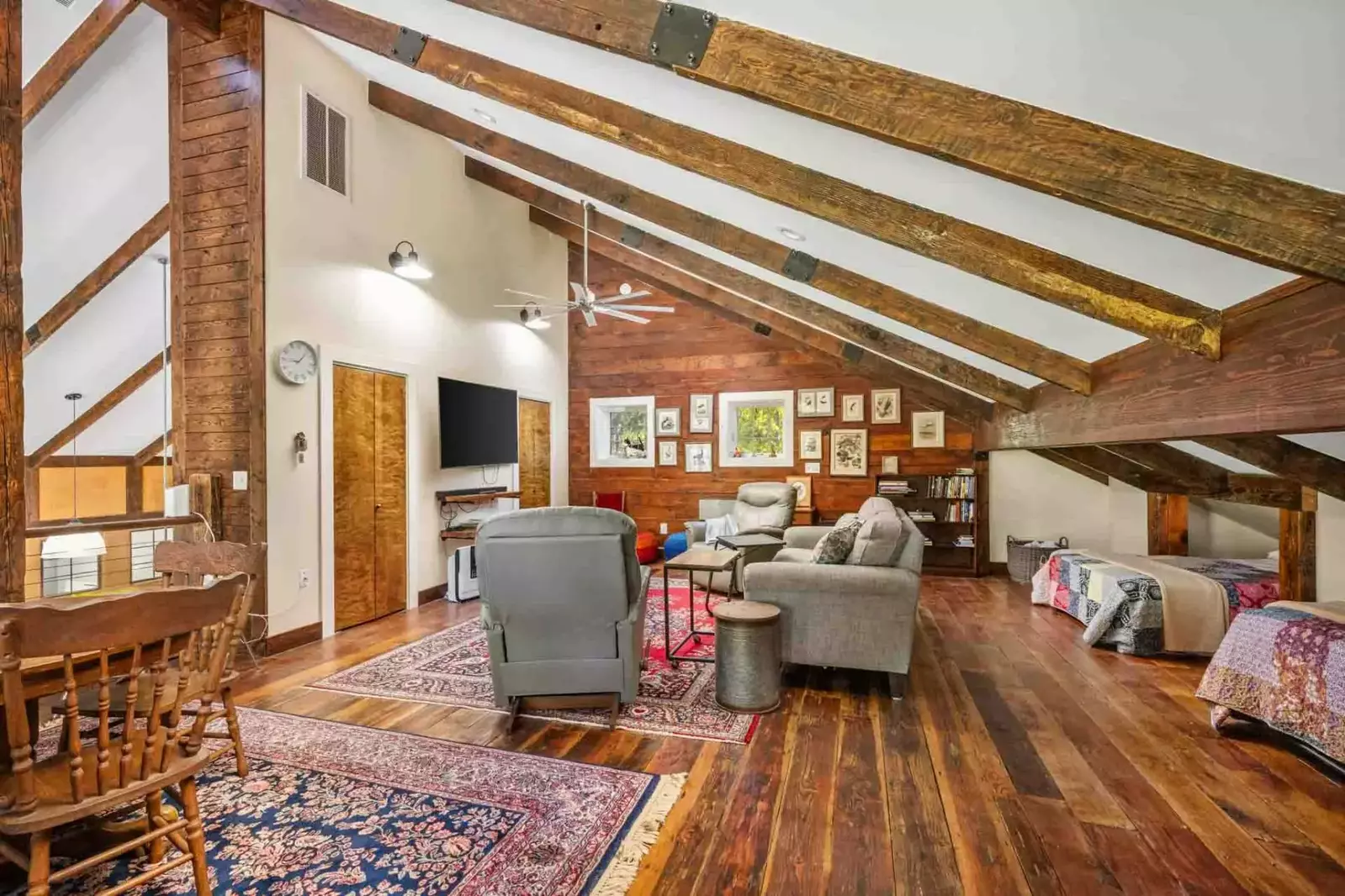 Host a movie night in the tv area!