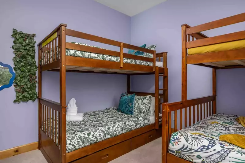 The bunk room can sleep multiple kids or adults.