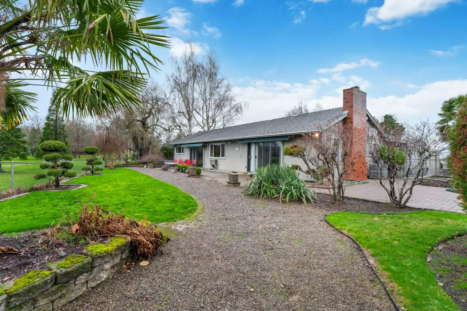 The garden is maintained with great care and love.